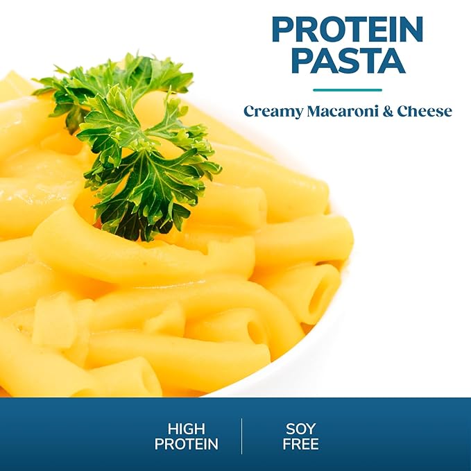 WonderSlim Protein Pasta, Macaroni & Cheese, 12g Protein, Low Calorie (5ct)