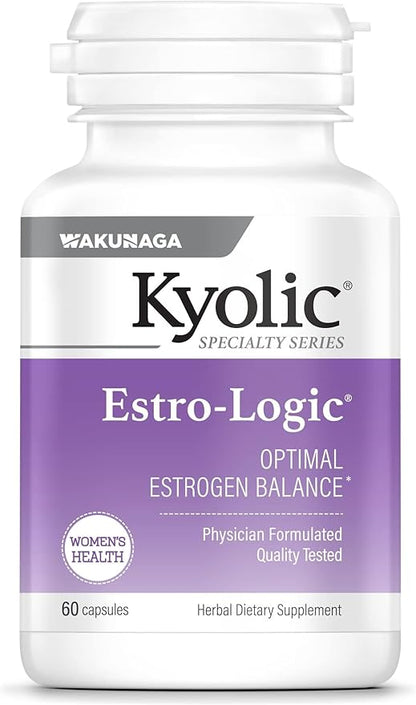 Kyolic Specialty Series Estro-Logic, for Optimal Estrogen Balance*, 60 Capsules