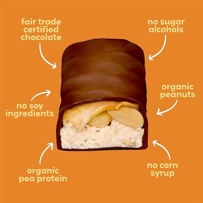 UNREAL Dark Chocolate Peanut Caramel Nougat Bars (30 Mini Bars) | 70% Organic Ingredients, Fair Trade, Non-GMO | No Corn Syrup, Sugar Alcohols, Soy | .67oz each