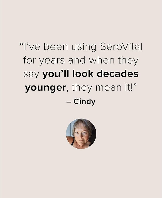 Serovital Renewal Complex - Anti Aging Supplements - Amino Acids - Peptides - Improved Energy and Immunity, Better Deeper Sleep, 30-Day Supply