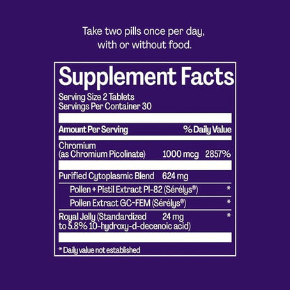 Serenol by Bonafide. Relief from Hormonal Mood Swings, Irritability, & PMS Bloating. — 3-Month Supply (180 Tablets)