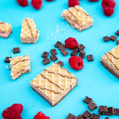 WonderSlim Protein Wafer Snack Bar, Raspberry, 200 Calories, 15g Protein, 0mg Cholesterol (5ct)