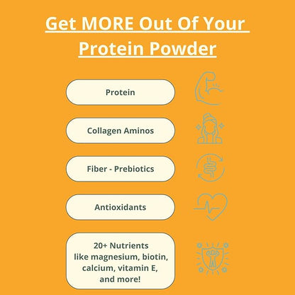 wellious Almond Protein Powder (Unflavored, Unsweetened) - 18 Grams of Pure Healthiest Vegan Protein for Women & Men | Soy-Free & Gut Friendly Protein Powder for Sports Nutrition