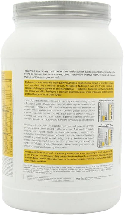 ProtiZyme Protein Powder by Metabolic Nutrition