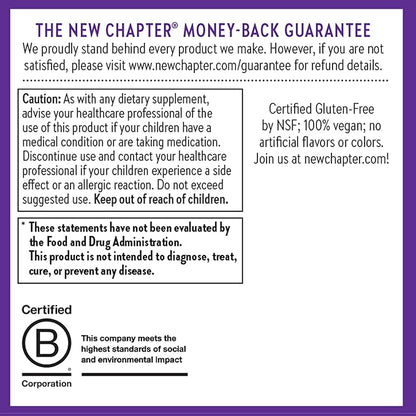 New Chapter Elderberry Gummies for Kids 2+, USDA Organic,64x Concentrated Pure Elderberry for Immune Support,Great Tasting Whole-Food Gummies, Vegan & Non-GMO, 30 ct