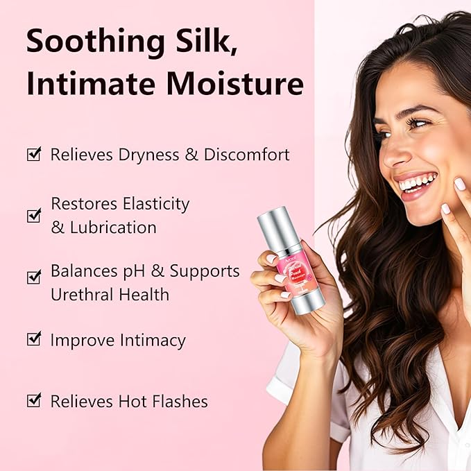 Estriol Peach Cream for Women's - Menopausal Hormone Balance Natural Bioidentical Estrogen Silky Cream for Relief Menopausal Vaginal Dryness & Vulva Itch 1 fl. oz(2 Month Supply)