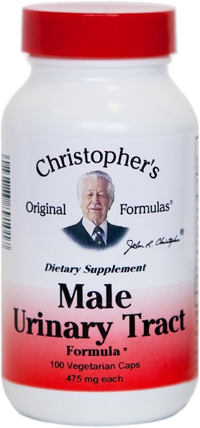 Christopher's Original Formulas Male Urinary Tract Support Supplement – Kidney & Prostate Health – 100 Capsules