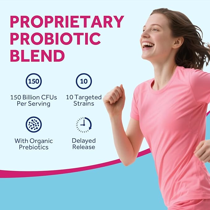 Doctor's Recipes Menopause Probiotic Supplements for Women, Black Cohosh for Menopause Hot Flashes, Probiotics with Ashwagandha, Dong Quai, Supports Energy, 60 Capsules