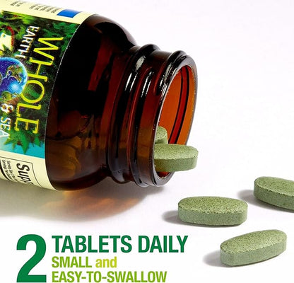 Natural Factors Whole Earth & Sea, Women's Prenatal Multivitamin and Mineral, Whole Food Supplement, Vegan, 120 Tablets