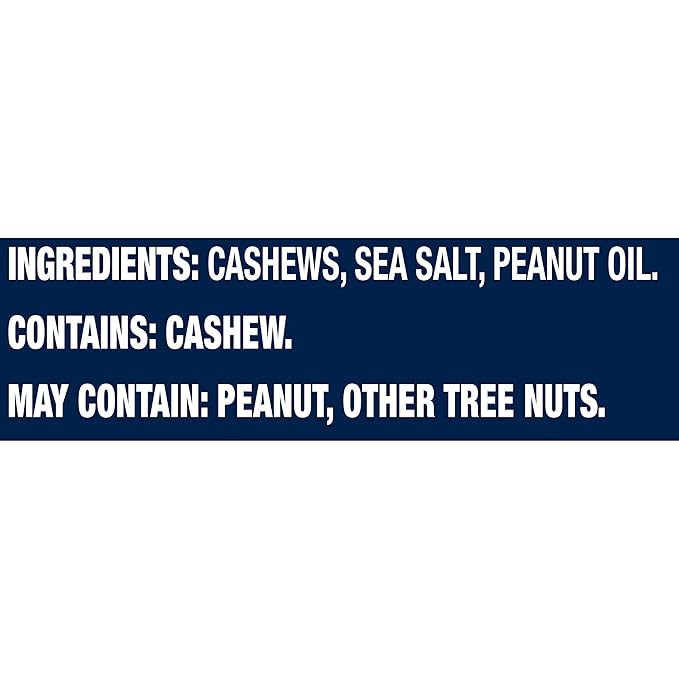 PLANTERS Deluxe Salted Whole Cashews,Party Snacks,Plant-Based Protein,Quick Snack for Adults,After School Snack,Roasted Cashew Flavored with Sea Salt,Bulk Nuts,Kosher,1 lb 2.25oz Canister,(Pack of 4)