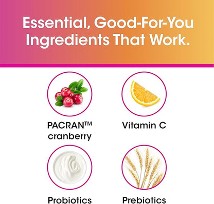 vH essentials Probiotics with Prebiotics and Cranberry Feminine Health Supplement - 60 Capsules
