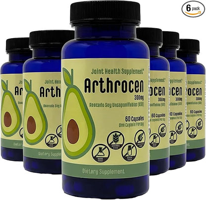 Joint Health Supplement with 300 mg ASU (Avocado Soy Unsaponifiables) – Supports Joint Mobility & Cartilage – Plant-Based Daily Joint Support – Non-GMO, Gluten & Dairy Free – 360-Day Supply