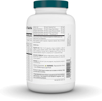 Source Naturals Wellness Formula Bio-Aligned Vitamins & Herbal Defense Advanced Immune Support* - Dietary Supplement & Immunity Booster - 240 Capsules