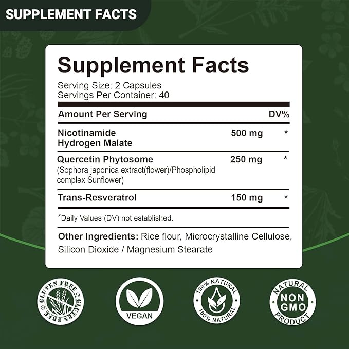 Airboy Liposomal Nicotinamide Riboside 900 mg, NAD Supplement with Resveratrol,NMN Alternative NAD Booster Support Anti-Aging, Energy, Focus - 80 Capsulesx 4 Pack
