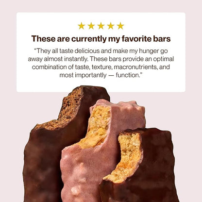 Supergut GLP-1 Boosting Prebiotic Bars, Strawberry Almond - Gut Healthy Protein Snacks & Breakfast Bars - Keto-Friendly Meal Replacement Energy Bars for Gut Health (12 Count)