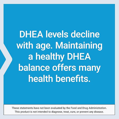 Life Extension DHEA 50 mg – Hormone Balance Supplement, Memory, Muscle Mass and Bone Density Support, Healthy Sex Drive, Gluten-Free, Non-GMO, 60 Capsules (Pack of 2)