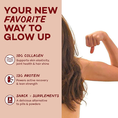 GoBeDo Collagen Protein Chips – First Collagen-Based Snack, 13g Protein, Low Carb, Keto Friendly, Healthy Chips & Crisps, Alternative to Collagen Powder, Gluten-Free, 10 Bags Variety Pack