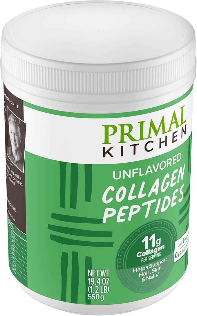Primal Kitchen Collagen Peptides, Unflavored Collagen Powder, 1.2 Pounds