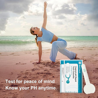 Vaginal pH Test Strips, Vaginal Yeast Infection Test Strips, Feminine pH Test, BV Test Strips pH Balance for Women, 3 Pcs