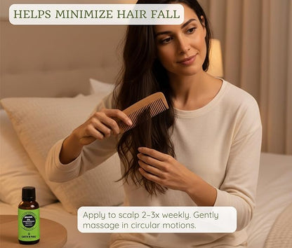 Earth N Pure Brahmi Oil for Hair, Cold Pressed, Natural and Therapeutic Grade with Glass Dropper - 50 ML