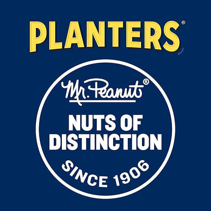 PLANTERS Honey Roasted Peanuts,Dry Roasted Peanuts,Party Snack,Plant-Based Protein,After School Snack,Sweet and Salty,Salted Nuts,Sea Salt & Honey,Snacks for Adults,Kosher,16oz Jar,(Pack of 4)