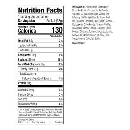 WonderSlim Protein Snack Chips, Honey Mustard, Low Fat & Gluten Free (10ct)