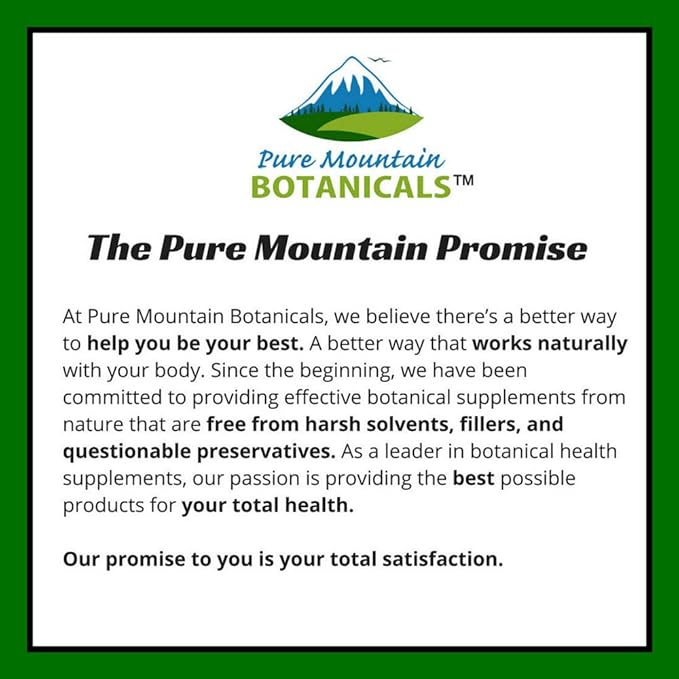 Pure Mountain Botanicals Garlic Pills Kosher Vegan Capsules with 500mg Organic Garlic Allium Sativum Supplement