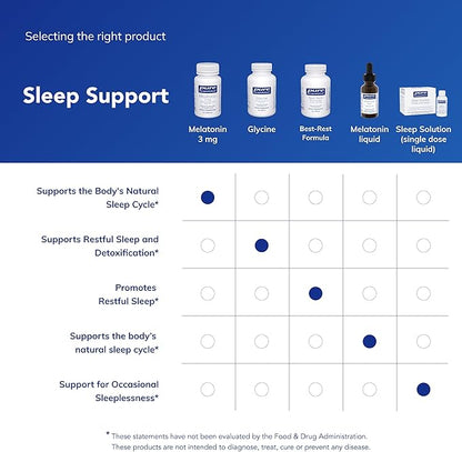 Pure Encapsulations Melatonin 3 mg - Antioxidant Supplement to Support Natural Sleeping & Relief of Occasional Sleeplessness - for Natural Sleep Support* - 30 Capsules