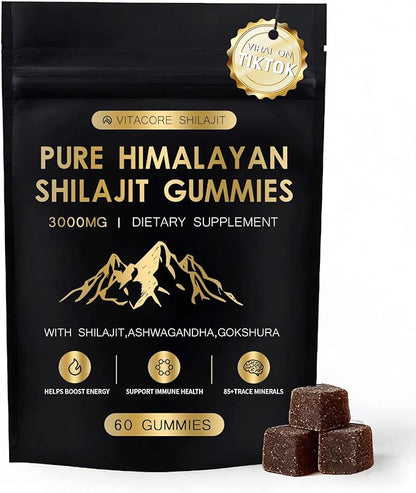 Gummies,All-Natural Sugar-Free Vegan, 60 Gummies (1PCS)