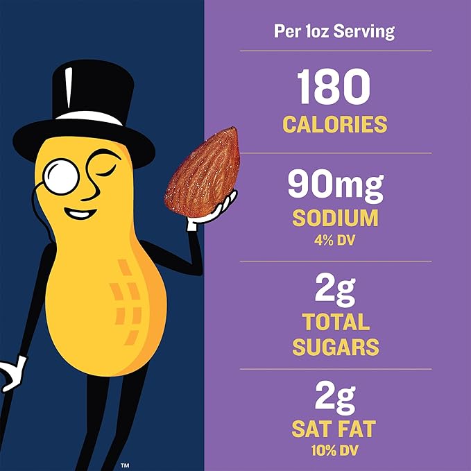 PLANTERS Mixed Nuts, Salted, 27 oz, Resealable Jar - Salted Nuts with Less than 50% Peanuts (*Nuts are Measured by Weight), Almonds, Cashews, Hazelnuts & Pecans - Kosher
