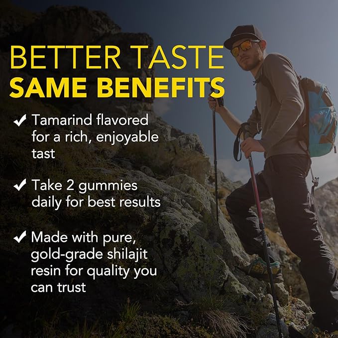 Shilajit Gummies for Men & Women - Shilajit Gold Gummies Rich In Ashwagandha, Gokshura with 85+ Minerals, Authentic Flavor,Organic, Zero Sugar & Vegan, 100% Natural - 80 Count (80 Count (Pack of 1))