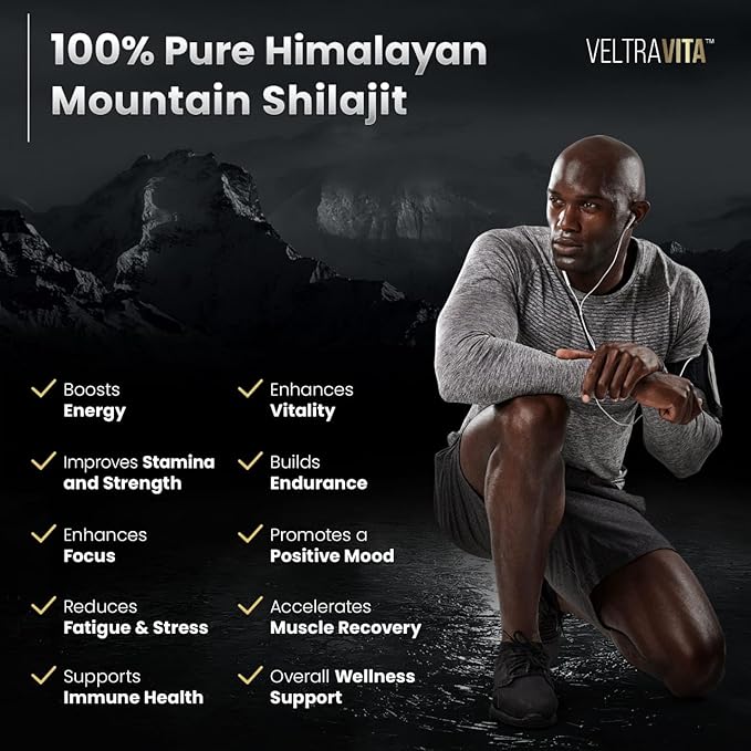 Pure Himalayan Shilajit Gummies with Ginkgo Biloba, Chaga & KSM-66 Ashwagandha | Shilajit for Men & Women | Max Potency | 76%+ Fulvic Acid & 92+ Trace Minerals | Sugar Free