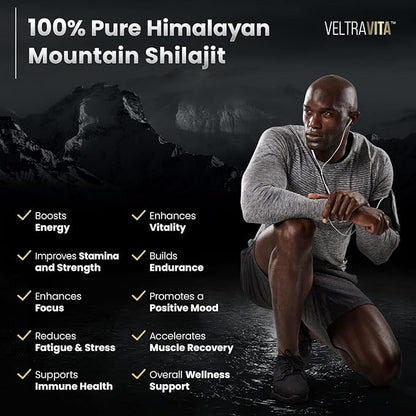 Pure Himalayan Shilajit Gummies with Ginkgo Biloba, Chaga & KSM-66 Ashwagandha | Shilajit for Men & Women | Max Potency | 76%+ Fulvic Acid & 92+ Trace Minerals | Sugar Free