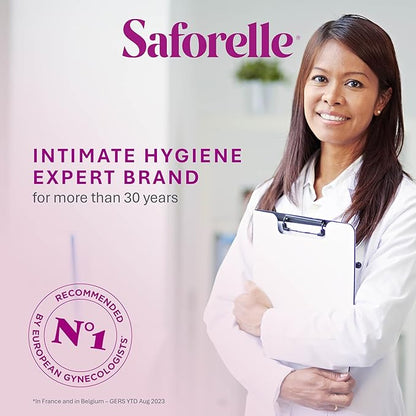 Saforelle Intensive Moisturizing Cleansing Care - 250 ml - Feminine Wash with Burdock Extract for Soothing Daily Cleansing