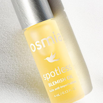 Osmia Skincare - Natural Spotless Blemish Facial Oil | Evening Primrose, Lavender, Cajeput, + Lemon Oils | Clarify, Cleanse | Clean Beauty For Healthy Skin (0.13 fl oz | 4 ml)