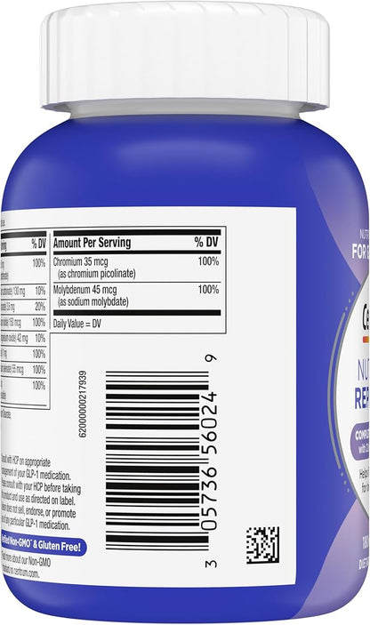 Centrum Nutrient Replenish GLP-1 Nutrition Support Multivitamin for Whole Body Health and Appearance - 180 Tablets, 6 Month Supply