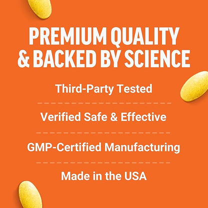 Better Turmeric 3-Pack Joint Support Supplement Featuring HydroCurc Turmeric, Clinical Strength Joint Support, Force Factor, 360 Tablets, White Packaging
