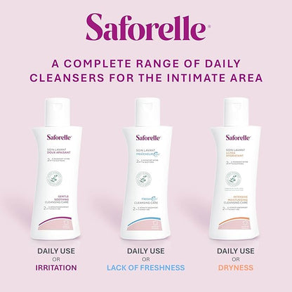 Saforelle Intensive Moisturizing Cleansing Care - 250 ml - Feminine Wash with Burdock Extract for Soothing Daily Cleansing