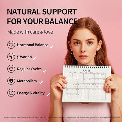 Myo-Inositol & D-Chiro Inositol (40:1 Ratio) - Supports Cycle Regularity & Ovarian Function - 240 Capsules, 60-Day Routine Bundle