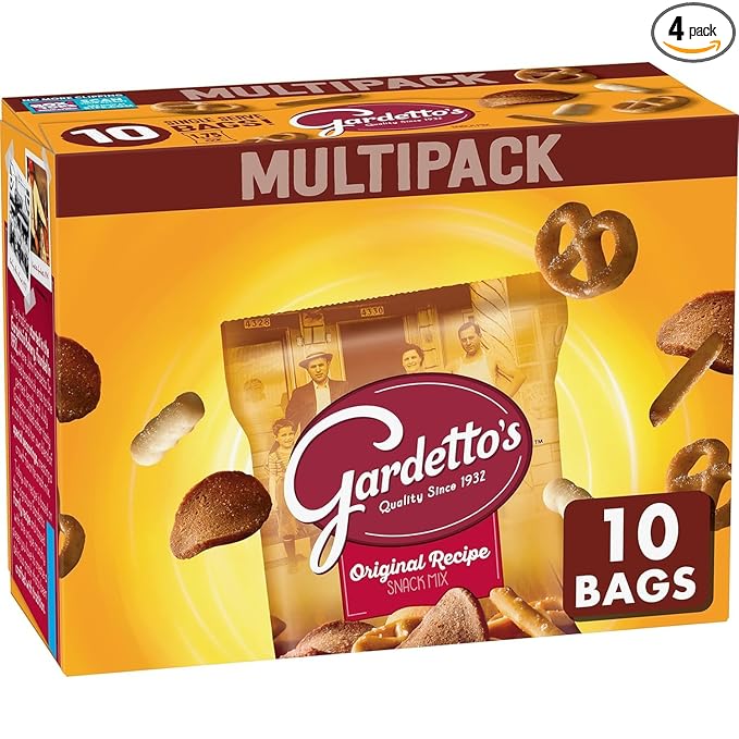 Gardetto's Original Recipe Snack Mix Multipack 17.5 oz (Pack of 4)