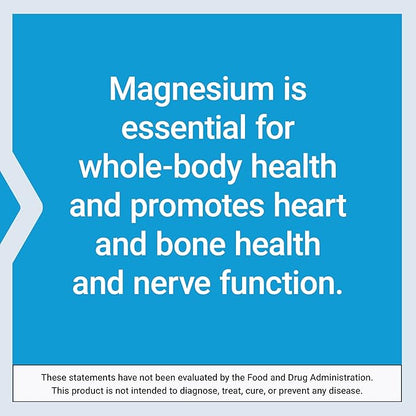 Life Extension Magnesium Citrate 100 mg Vegetarian Capsules, Blue, 100 Count