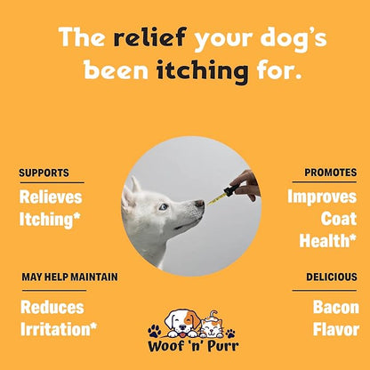 Natural Yeast Infection Treatment for Dogs - Helps to Support Itching Relief, Allergy Relief, Inflammation Relief & More - Itch Relief for Dogs - Dog Ear Infection Treatment - Dog Itch Relief - 1 oz