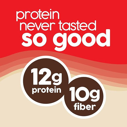 No Nuts! Protein Bar Variety Pack – 12 Count | Nut-Free & School-Safe | Chocolate Chip, Caramel Mocha, Cinnamon Roll & Blueberry Vanilla | Dairy-Free, Vegan, Non-GMO, Organic, Kosher