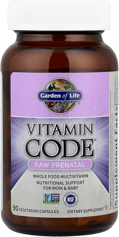 Garden of Life Vitamin Code®, RAW Prenatal™, 90 Vegetarian Capsules