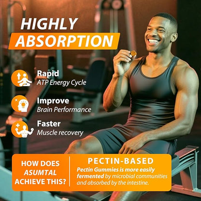 Creatine Monohydrate Gummies Complex 8500 MG for Men & Women, Creatine Monohydrate Supplement for Muscle Growth, Strength & Energy Support, Pre Workout Gummies 120 Count Mango Flavor