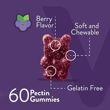 Viteey Melatonin Gummies 10mg - Sleep Gummies for Adults Extra Strength Melatonin - Vegan, GMO Free, Gluten Free - 60 Count