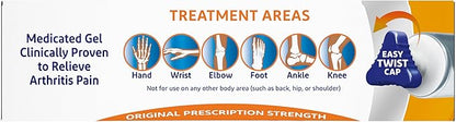 Voltaren Arthritis Pain Gel for Powerful Topical Arthritis Pain Relief with Diclofenac - NEW Easy Open Cap - 100 g x 2