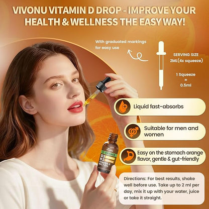 VivoNu Vitamin D3 K2 10000 IU with MK7-300 Virgin Coconut Oil Softgels, 2 in 1 Vitamins D & K Complex | Vitamina D3 con K2 ((2 Bottle))