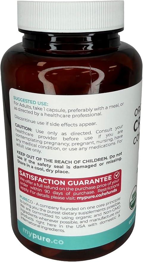 Organic Cranberry Pills - Vegan Supplement for Urinary Tract Health & Kidney Cleanse - Cranberry Pills for Women 500mg 50:1 Cranberry Concentrate Per Serving - Urinary Tract Support - 120 Capsules