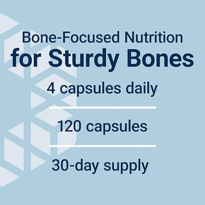 Life Extension Bone Restore with Vitamin K2 – Bone Health Supplement for Strong Bones – 3 Types of Absorbable Calcium, Vitamins D3 and K2, Minerals – Gluten-Free, Non-GMO – 120 Capsules